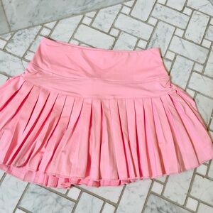 Gold Hinge Pink Mini Skirt